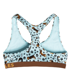 Vrolijke damesbralette Teckel