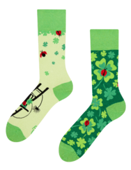 Vrolijke sokken Klavertje vier