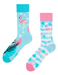 Vidám zokni Szerelmes flamingók