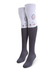 Весели чорапи над коляното Зайче