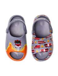 Sandali krocksy Buonumore stile chunky 0-6 anni Vigili del fuoco in azione