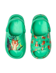 Sabots chunky rigolos pour bébés Tigre dans la jungle Sabots chunky rigolos pour bébés Tigre dans la jungle