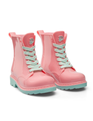 Stivali da pioggia Buonumore per bambini, rosa fenicottero