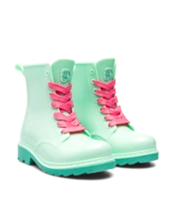 Svetlé mentolové detské gumáky