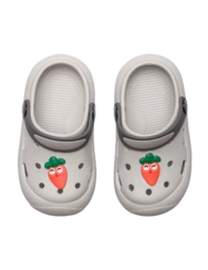 Jasnoszare chodaki dziecięce