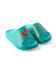 Veselé detské Chunky šľapky Melónová sezóna