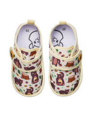 Весели бебешки пантофи Гладна мечка