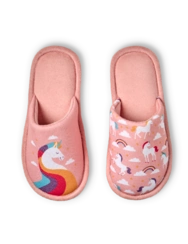 Veselé detské papuče Jednorožec v oblakoch