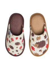 Vidám gyerek házi papucs Erdei süni