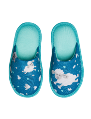 Vidám gyerek házi papucs Bárányok és felhők