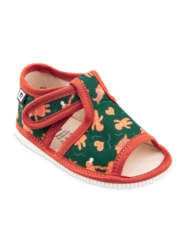 Dětské papučky s otevřenou špičkou Perníčky