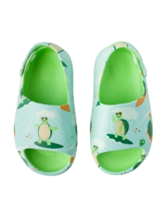 Veselé Chunky sandále pre bábätká Surfujúca korytnačka