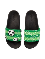 Veselé detské šľapky Futbalové ihrisko