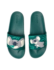 Sandales rigolotes pour enfants Koala et feuilles Sandales rigolotes pour enfants Koala et feuilles