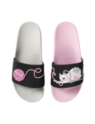 Весели детски чехли Котка и топка