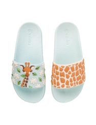 Veselé dětské pantofle Roztomilá žirafa