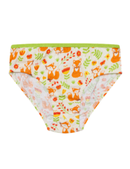 Slip Buonumore da bambina Volpe e farfalle