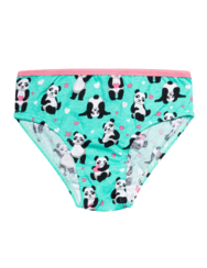 Slip Buonumore da bambina Panda e cuori