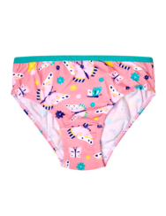 Vidám lány alsó Aranyos pillangók