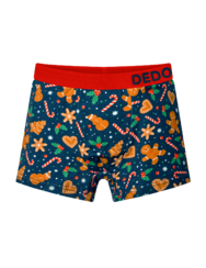 Vidám fiú bokszeralsó Mézeskalács és édességek