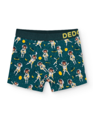 Vidám fiú bokszeralsó Űrhajós majom