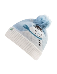 Veselá detská pletená čiapka Čas snehu