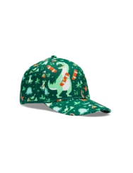 Veselá detská šiltovka Dino na skateboarde