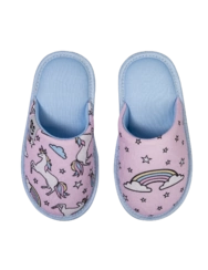 Veselé detské papuče Dúhový jednorožec