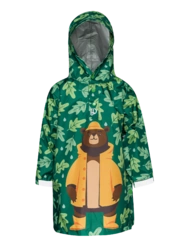 Veselý dětský pršiplášť Medvěd v pršiplášti