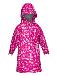 Veselý dětský pršiplášť Růžoví motýli