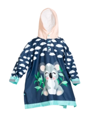 Veselý dětský pršiplášť Šťastná koala