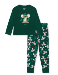 Vidám gyerek pizsama Koala és levelek