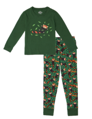 Vidám gyerek pizsama Vörös panda