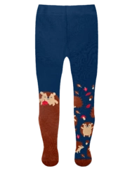 Veselé dětské punčošky Ježek a hříbky