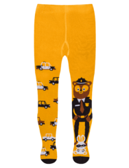 Vidám gyerek harisnya Medve a rendőr