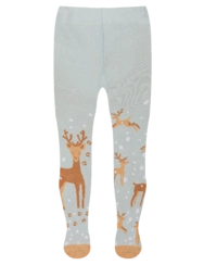 Veselé detské pančušky Sob v snehu