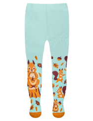 Весел детски чорапогащник Катеричка в гората