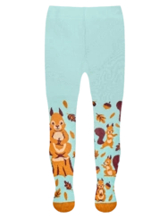 Veselé dětské punčošky Veverka v lese