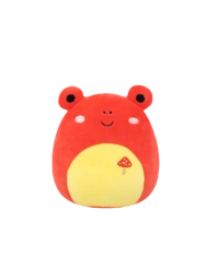 SQUISHMALLOWS Červená pralesnička – Obu, 20 cm