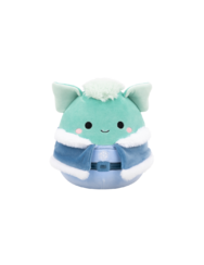 Squishmallows Troye il goblin verde pallido con outfit invernale, 20 cm