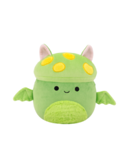 Squishmallows Earling il pipistrello con funghetto verde fluo, 30 cm