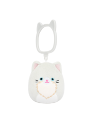 SQUISHMALLOWS Kulcstartó – Zachariah, az angóramacska, 9 cm