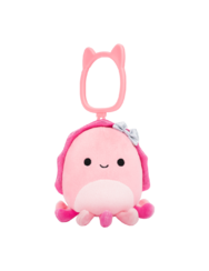 SQUISHMALLOWS Kulcstartó – Auggie, a rózsaszín szépia, 9 cm