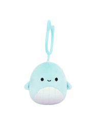 SQUISHMALLOWS Kulcstartó – Shah, a bálna, 9 cm