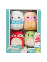 Confezione da 4 Squishmallows Micromallows – Fifi, Henry, Melly, Clara