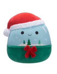 Squishmallows Ezekiel la palla di neve natalizia, 20 cm