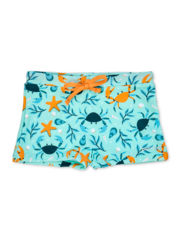 Весели детски еластични плувни шорти Морски рак