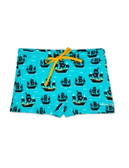 Short de bain élastique et rigolo pour enfants Bateau pirate Short de bain élastique et rigolo pour enfants Bateau pirate