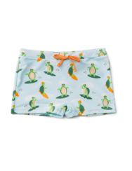 Pantaloncini da bagno Buonumore elasticizzati per bambini Tartaruga surfista