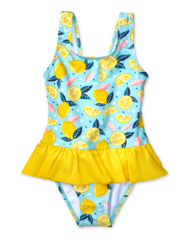 Vidám lány fürdőruha Nyári citromok